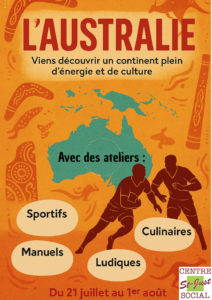 Avec des ateliers :